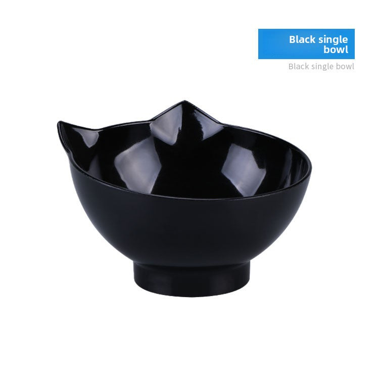 Elevated Cat Bowls with Slanted Design