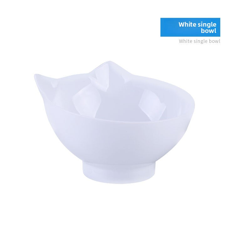Elevated Cat Bowls with Slanted Design