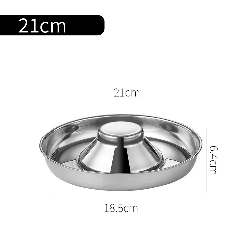 Stainless Steel Pet Slow Feeder Bowl