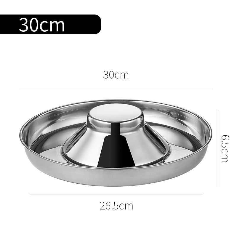 Stainless Steel Pet Slow Feeder Bowl